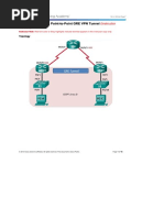 Lab Lab Configuring A Point-to-Point GRE VPN Tunnel Configuring A Point-to-Point GRE VPN Tunnel