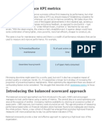 Basic Maintenance KPI Metrics