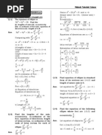 5.2 Ellipse and Hyperbola