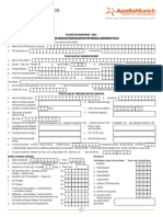 Apollo Munich Pre Authorization Form