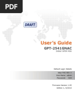 User Manual GPT 2541 Gnac English