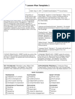 SIOP Sample Lesson Plan