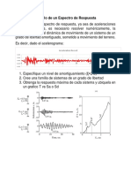 Calculo de Un Espectro de Respuesta PDF