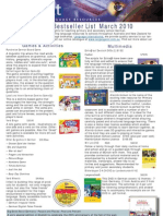 German Bestseller List March 2010: Games & Activities Multimedia