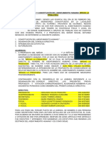 Acta Defundacion y Constitucion Del Aahh Huarmey