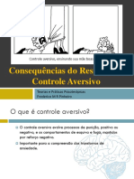 Consequências Do Responder - Controle Aversivo