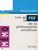 GONTIER, Thierry - Les Grandes Oeuvres de La Philosophie Ancienne PDF