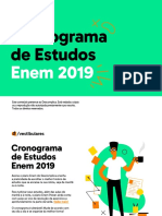 Cronograma de Estudos Enem 2019 PDF