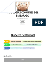 Patologias Mas Predominante Durante El Embarazo