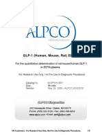 For The Quantitative Determination of Rat/mouse/human GLP-1 in EDTA Plasma