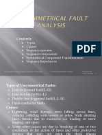 Contents:: Types Causes Sequence Operator Sequence Components Symmetrical Component Transformation Sequence Impedances