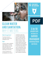 Clean Water and Sanitation:: Why It Matters