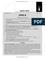 Level-Ii: Sample Paper