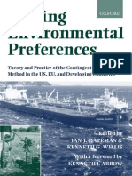 Valuing Environmental Preferences Theory and Practice of The Contingent Valuation Method in The US EU and Developing Countries PDF