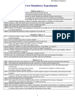 Junior Cert Mandatory Experiments: Biology: Pages 2 - 4