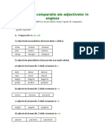 Gradele de Comparatie Ale Adjectivelor in Engleza (Teorie LB Romana)