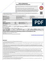 Irctcs E-Ticketing Service Electronic Reservation Slip (Personal User)