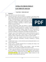 11.0 Extracts From Indian Electricity Rules: Chapter I: Preliminary 2. Definitions