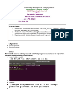 Lab 2 - Exercise (Terminal Commands)