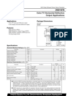 Color TV Horizontal Deflection Output Applications