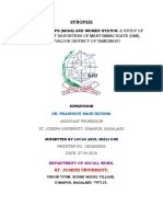 Self Help Groups (SHGS) and Women Status: A Study of The Charism of Daughters of Mary Immaculate (Dmi), Thiruvallur District of Tamilnadu