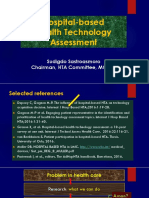 Hospital-Based Health Technology Assessment - Prof. Sudigdo Sastroasmoro