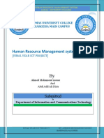 Human Resources Management System