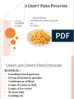 Crispy and Crispy Fried Potatoes