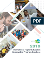 2019 TaiwanICDF Scholarship Brochure PDF