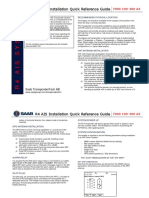 SAAB R4 Ais Installation Quick Reference Guide