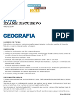 Prova 2018 - UERJ - Geografia