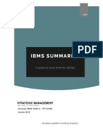 Strategic Management: COLIZZI, C. (15112810) Summary IBMS YEAR 2 - Tp1 Exam