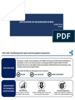 Application of Blockchain in Bfsi: Submitted by Group 4