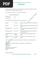 Biosttistics: Screening Test Statistics