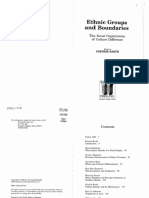 Barth, Fredrik: Ethnic Groups and Boundaries