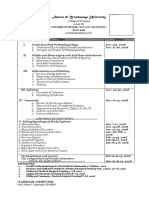 Ateneo de Zamboanga University: Course Outline (Second Semester) ZOO 208