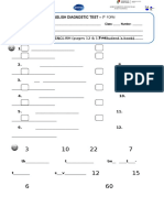 Diagnostic Test 5 TH Form