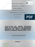 Presentación Tesis - MODELACIÓN HIDRÁULICA CAPTACIÓN DEL RÍO BOQUERÓN