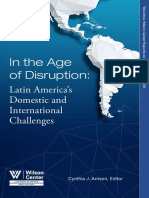 In The Age of Disruption: Latin America's Domestic and International Challenges