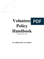 Volunteer Handbook 2019