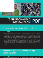 Despersonalización y Desrealización