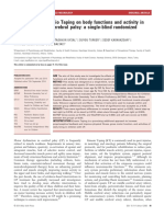 The Effects of Kinesio Taping On Body Functions and Activity in Unilateral Spastic Cerebral Palsy: A Single-Blind Randomized Controlled Trial