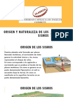 Origen y Naturaleza de Los Sismos