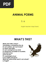 Animal Poems