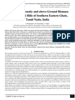 Woody Stem Density and Above-Ground Biomass in Pachaimalai Hills of Southern Eastern Ghats, Tamil Nadu, India