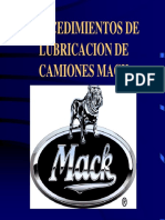 Mack. Procedimiento de Lubricacion de Mack