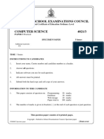 4021q3 Specimen Computer Science