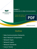 Introduction To Data Communications: Schedule: MW 1:30 PM - 2:45 PM, Tahoe Hall 1026 Instructor: Dr. Sadaf Ashtari