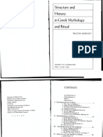 Μποθρκετ Γουολτερ, Walter, Δομή και Ιστορία της Ελληνικής Μυθολογίας και Τελετουργίας
