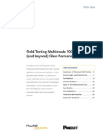 Field Testing Multimode 10Gb/s (And Beyond) Fiber Permanent Links